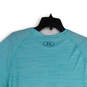 Mens Blue V-Neck Short Sleeve Pullover Activewear T-Shirt Size XL image number 4