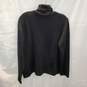 Chiara Marconi Wool Made in Italy Black Turtleneck Sweater Size XL image number 2