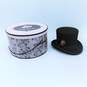 Fleur De Paris New Orleans Black Wool Top Hat IOB Size Medium image number 1