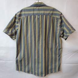 Kuhl Born in the Mountains Short Sleeve Shirt Stripes Men's Sized L alternative image