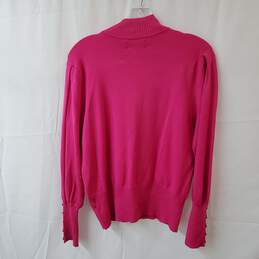 Joseph A. Brilliant Rose Pink Sweater Size Petite Medium alternative image