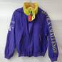 Nautica Challenge J-Class Cotton Blend Purple & Yellow Jacket Men's M image number 1
