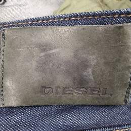 Diesel Men Dark Blue Washed Jeans Sz 27