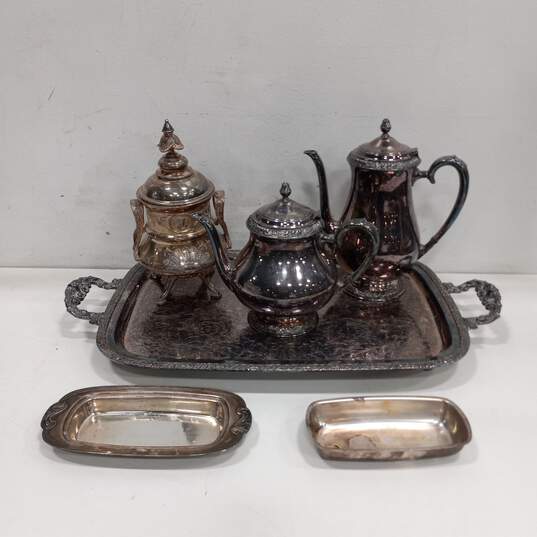Bundle of Assorted Silver Plated Dishes image number 1