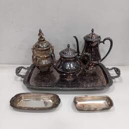 Bundle of Assorted Silver Plated Dishes
