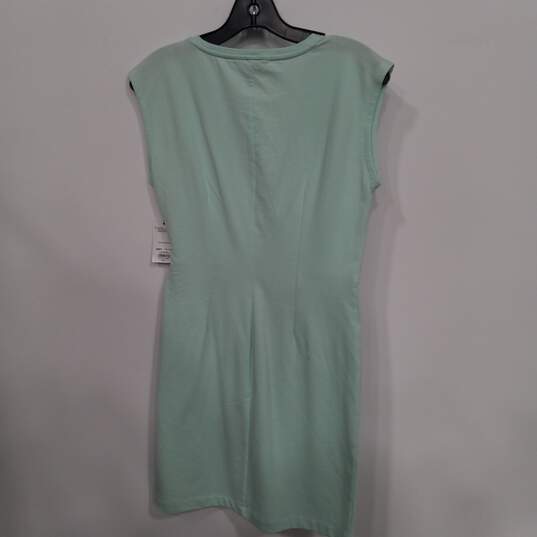Nine West Women's Green Cotton Blend Side Tie T-Shirt Dress Size XS image number 4