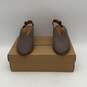 NIB Womens Lideton Gray Almond Toe Adjustable Buckle Block Slingback Heels 6.5 image number 1