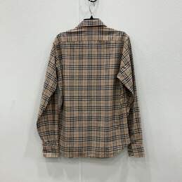 Burberry Mens Multicolor Spread Collar Long Sleeve Button-Up Shirt Size M w/ COA alternative image