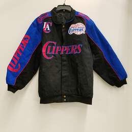 Los Angeles Clippers Men's Black Denim Jacket Sz. L