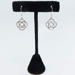 Irish 925 Enamel Celtic Knot Pendant Necklace Drop Earrings & Claddagh Ring alternative image