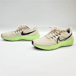 Nike Air Zoom Pegasus 39 Running Shoes Sneakers Red Plum/Barely Volt Men's 12