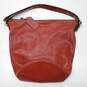 Coach Legacy Leather Black Cherry Bucket Purse image number 2