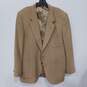 Men's Tan Camel Hair Suitcoat Size 44 image number 1