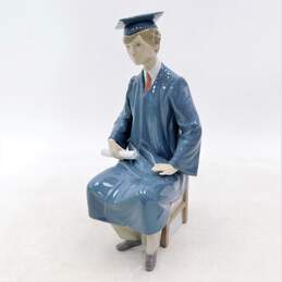 Vintage Lladro Boy Graduate 5198 Porcelain Figurine