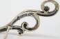 Carolyn Pollack Relios 925 Sterling Silver Faux Stone Scrolled Ear Climber Drop Earrings 6.1g image number 5