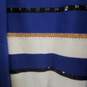 Alfred Dunner Women Navy Striped Blouse MP NWT image number 7