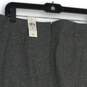 NWT Ann Taylor Womens Gray Flat Front Back Zip Straight & Pencil Skirt Size 8 image number 4