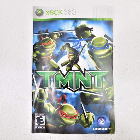 TMNT Teenage Mutant Ninja Turtles Microsoft Xbox 360 CIB image number 4