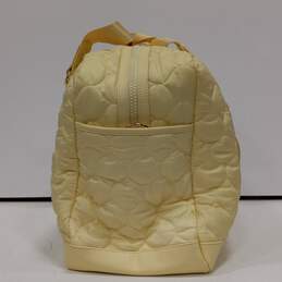 Isaac Mizrahi Yellow Quilted Overnight Bag alternative image