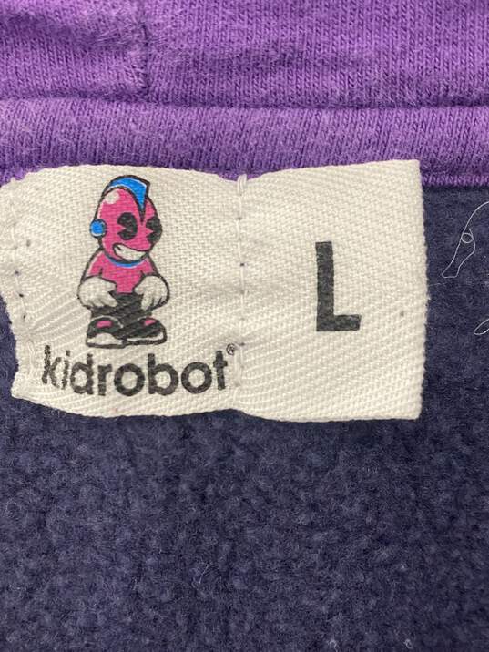 Kid Robot Purple Sweatshirt - Size Large image number 5