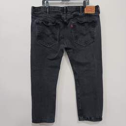 Levi's 501 Men's Black Capri Jeans Size 42x30 alternative image