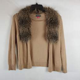 Vince Camuto Women Brown Sweater XS