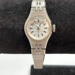 Designer Seiko 11-0639 Windup 17 Jewels Stainless Steel Analog Wristwatch