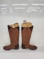 Women Ariat Brown Leather Boots Size-10 used image number 5