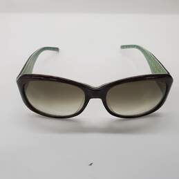 Kate Spade 'Ola' Brown Horn Plastic Frame Gradient Lens Sunglasses alternative image