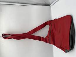 Mens Red Gray Inner Zip Pocket Ajdustable Strap Fashionable Messenger Bag alternative image