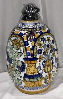 Vintage Hand Painted Ceramic Lidded Vase alternative image