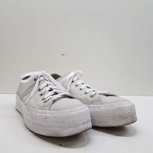 Converse Canvas Platform Sneakers Light Grey 10 image number 3