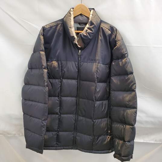 Marmot Black 600 Fill Duck Down Puffer Jacket Size 2XL image number 1