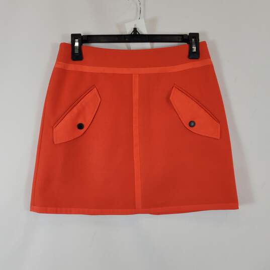 Rag & Bone Red Mini Skirt SZ 0 image number 1