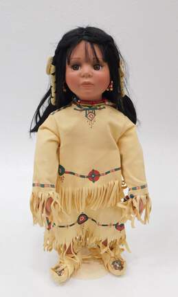 The Hamilton Collection Star Dreamer Cherokee Indian Girl Porcelain Doll IOB alternative image
