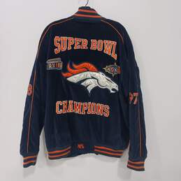 NFL Men's Navy Blue Super Bowl Champions Denver Broncos Jacket Size L alternative image
