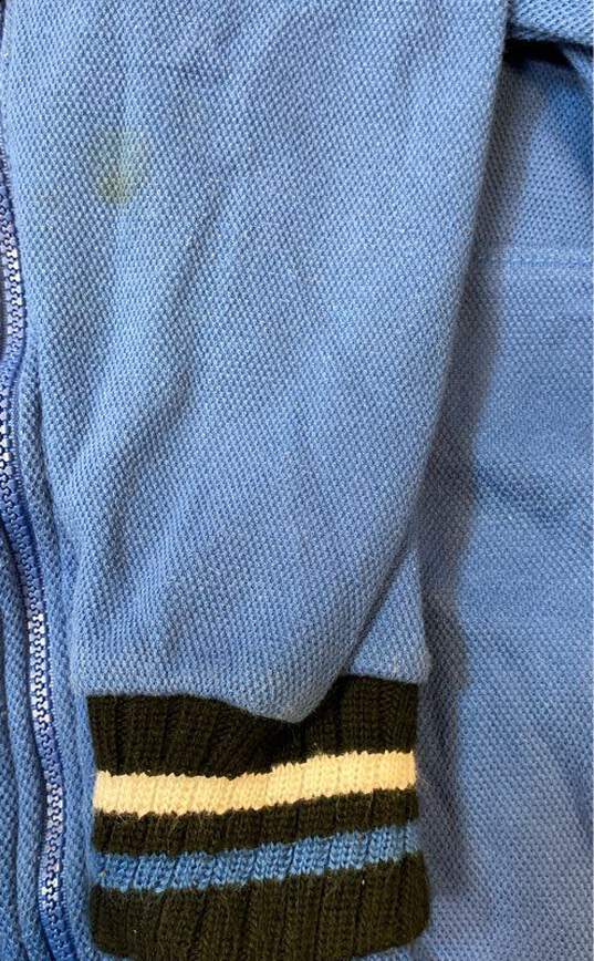 Christian Dior Blue Vintage Zip Up Sweater - Size Medium image number 8