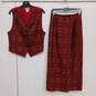 Vintage Pendleton Women's Knockabout Southwestern Blanket Wrap Skirt with Vest image number 1
