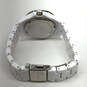 Designer Fossil White Chain Strap Rhinestone Analog Dial Quartz Wristwatch image number 3