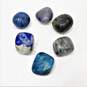 Various Crystals Stones Blue Green Tones Turquoise Labradorite Egg Lapis Lazuli image number 7