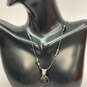 Designer Silpada Sterling Silver Retired Smoky Quartz Pendant Necklace image number 1