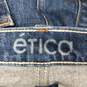 Etica Women Blue Washed High Rise Jeans Sz 31 NWT image number 1