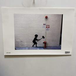Hammer Boy Print by Banksy 2020
