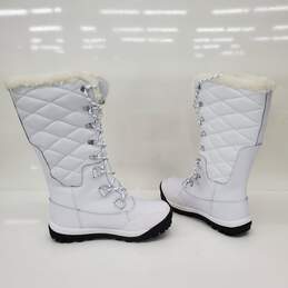 Bearpaw ISABELLA Women's White Synthetic Shearling Quilted Tall Snow Boot SZ11 alternative image