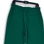 NWT Ann Taylor Womens Green Black Elastic Waist Pull-On Ankle Pants Size MT image number 4