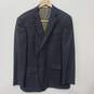 Kenneth Cole Blue Wool Suit Jacket Men's Size 42R image number 1