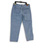 NWT Womens Blue Denim Light Wash 5-Pocket Design Straight Leg Jeans Size 33 image number 2