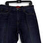 Mens Blue Denim Medium Wash 5 Pocket Design Straight Leg Jeans Size 36x32 image number 3