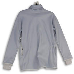 NWT Womens Gray Turtleneck Long Sleeve Pullover Sweatshirt Size XS alternative image
