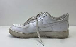 Nike Air Force 1 White Athletic Shoe Men 11 alternative image